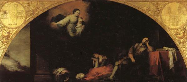 Bartolome Esteban Murillo The Dream of the Patrician oil painting image